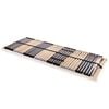 vidaXL Rete a Doghe 7 Zone senza Materasso con 42 Doghe 90x200 cm