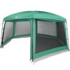 vidaXL Tenda da piscina con Patta Rimovibile&Pareti in Rete 670x590 cm
