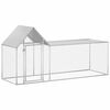 vidaXL Pollaio 3x1x1,5 m in Acciaio Zincato