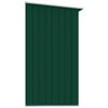 vidaXL Capannone da Giardino in Acciaio Zincato 330x84x152cm Verde