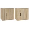 vidaXL Comodini 2 pz Rovere Sonoma 50x39x47 cm