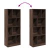 vidaXL Libreria Rovere Marrone 57x28,5x141 cm in Legno Multistrato