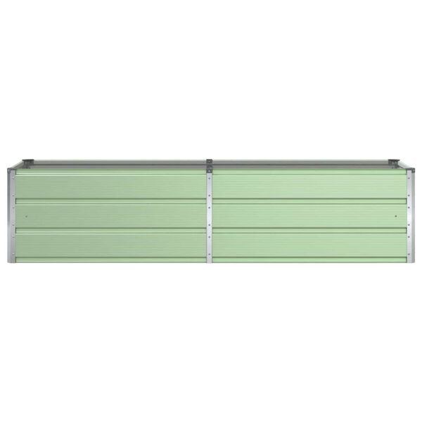 vidaXL Fioriera Verde Pastello 480 x 50 x 45 cm Acciaio zincato