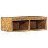 vidaXL Mobile TV a Parete 60x30x19 cm Legno Grezzo Massello di Mango