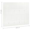 vidaXL Paravento a 5 Pannelli 2 pz Bianco 200x180 cm in Acciaio
