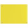 vidaXL Rivestimento da Cucina 2 pcs Giallo 70 x 60 cm vetro temperato