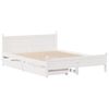vidaXL Letto senza Materasso Bianco 120x190 cm Legno Massello di Pino