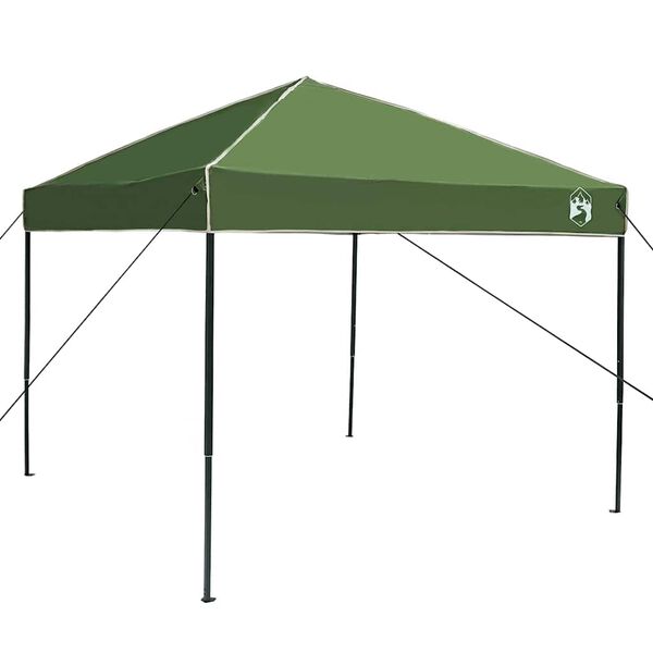 vidaXL Tenda Gazebo Verde 243 x 243 x 251 cm Tessuto