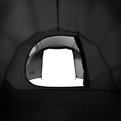 vidaXL Tenda Campeggio 2 Persone Bianca Tessuto Oscurante Impermeabile