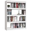 vidaXL Libreria/Divisorio Bianco 100x30x135,5 cm in Legno di Pino