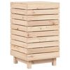 vidaXL Cesto per Bucato 44x44x76 cm Legno Massello Pino