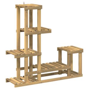 vidaXL Supporto per piante Bianco 93,5 x 25 x 91,5 cm
