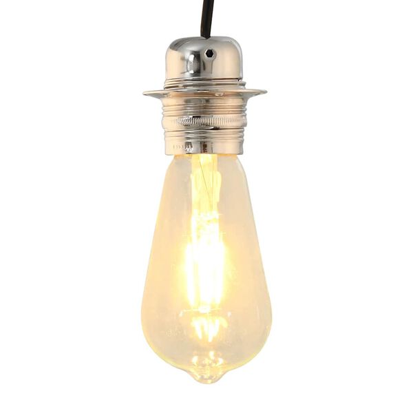 vidaXL Portalampade 2 pz Nichel Satinato E27