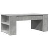vidaXL Tavolino Salotto Grigio Cemento 102x55x42 cm Legno Multistrato