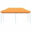 vidaXL Tenda da Festa Pieghevole Pop-Up Arancione 580x292x315 cm