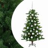 vidaXL Albero di Natale Artificiale con Palline 120 cm 150 LED