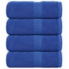 vidaXL Asciugamani per ospiti FROGN 4 pz Blu 30x50 cm 360 g/m&sup2;