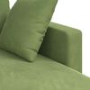 vidaXL Divano Verde chiaro 198 x 134 x 80 cm Velluto