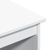 vidaXL Scrivania Bianco 112 x 50 x 75 cm Legno di Pino Massello