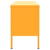 vidaXL Mobile TV Giallo Senape 105x35x50 cm in Acciaio