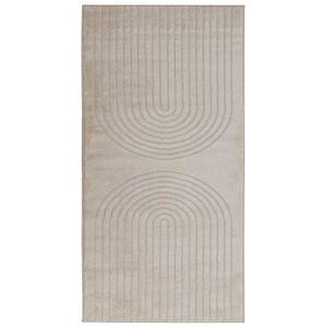 vidaXL Tappeto per interni GALATI Beige 150 x 80 cm Poliestere