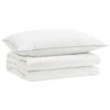 vidaXL Set di piumoni in piume d&rsquo;oca al 90% FULDA 2 pcs 150 x 200 cm