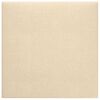 vidaXL Pannelli Murali 12 pz Crema 30x30 cm in Tessuto 1,08 m&sup2;