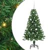 vidaXL Albero di Natale artificiale con 150 LED Verde 150 cm
