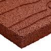 vidaXL Pietra da Passo 6 pcs Rosso 60,5 x 25 x 2 cm Gomma