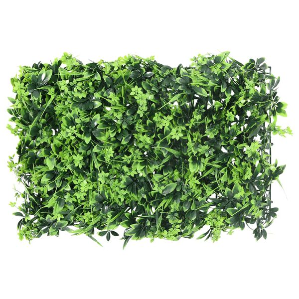 &nbsp;vidaXL Recinzione Foglie Artificiali&nbsp;6 pz Verde 40x60 cm
