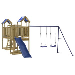 vidaXL Set da Gioco da Esterno in Legno di Pino Impregnato