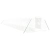 vidaXL Serra con Telaio in Acciaio Bianco 60 m&sup2; 20x3x2 m