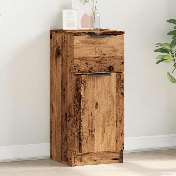 vidaXL Credenza Legno Antico 30x30x70 cm in Legno Multistrato