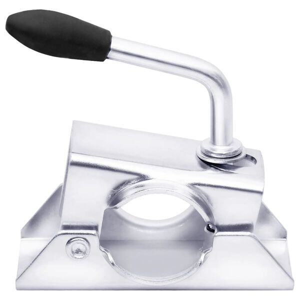 vidaXL Morsetti per Ruotino 2pz 13,5x6,5x14 cm Acciaio Zincato