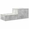 vidaXL Armadio Grigio cemento 103 x 41 x 40 cm Legno multistrato