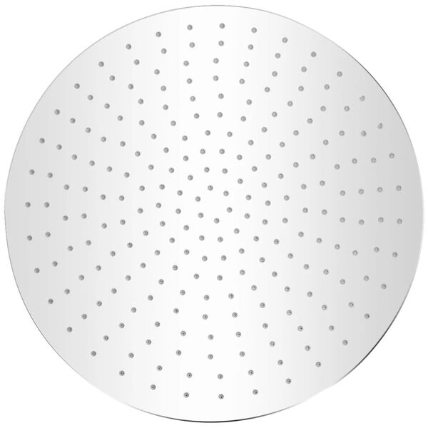vidaXL Soffione per Doccia a Pioggia 2 pz Acciaio Inossidabile Ø 40 cm
