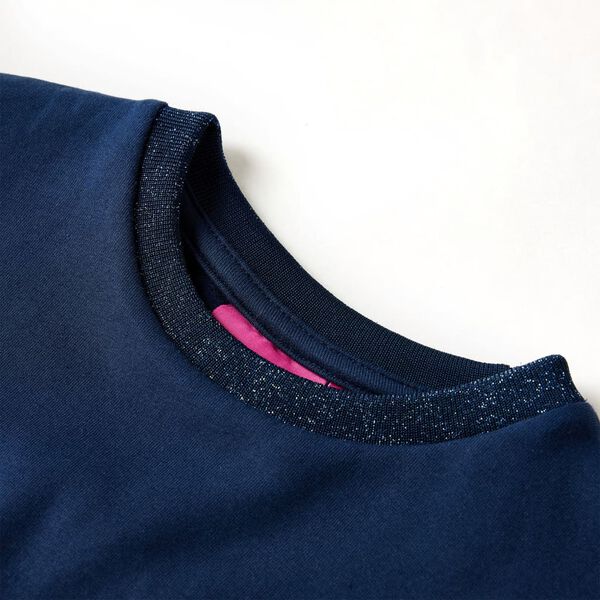 Abito da Bambina a Maniche Lunghe Blu Marino 92