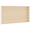 vidaXL Teca da Collezione in Legno con 6 Ripiani 100x9x55 cm