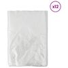vidaXL Foglio antipolvere 12 pz Trasparente 400 x 500 cm HDPE