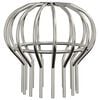 vidaXL Protezione Foglie per Grondaia 8 pcs Argento 110 mm