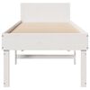 vidaXL Letto senza Materasso Bianco 90x190 cm in Legno Massello Pino