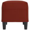 vidaXL Panca Rosso Vino 70x35x41 cm in Similpelle