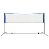 vidaXL Set Rete da Badminton con Volani 300x155 cm
