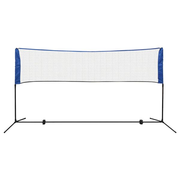 vidaXL Set Rete da Badminton con Volani 300x155 cm