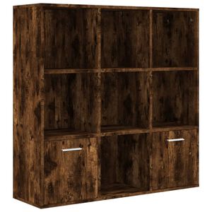 vidaXL Libreria Rovere Fumo 98x30x98 cm