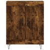 vidaXL Credenza Rovere Fumo 69,5x34x180 cm in Legno Multistrato