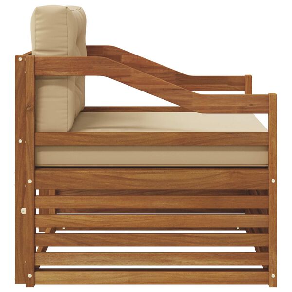 vidaXL Set di divani da esterno Legno di Acacia Massello Naturale