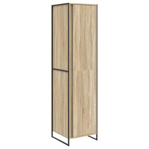 vidaXL Armadio 2 pcs Sonoma 50 x 50 x 200 cm Legno multistrato