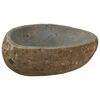 vidaXL Basin in pietra fluviale (30-37) x (25-30) x 12 cm Pietra fiume