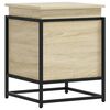 vidaXL Contenitore con Coperchio Rovere Sonoma 40x40x51,5cm Truciolato